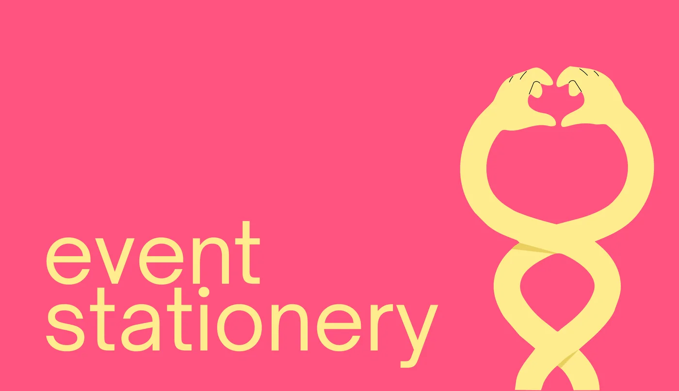 Event stationery