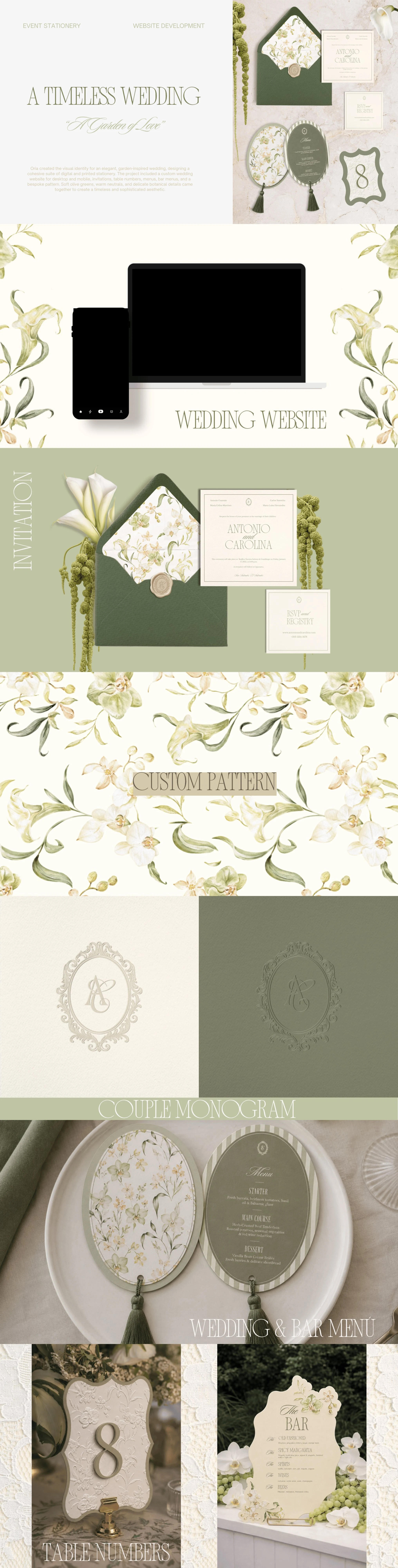 A Timeless Wedding — Event Stationery case study